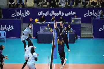تیم والیبال بانوان ذوب آهن اصفهان، مس رفسنجان را شکست داد