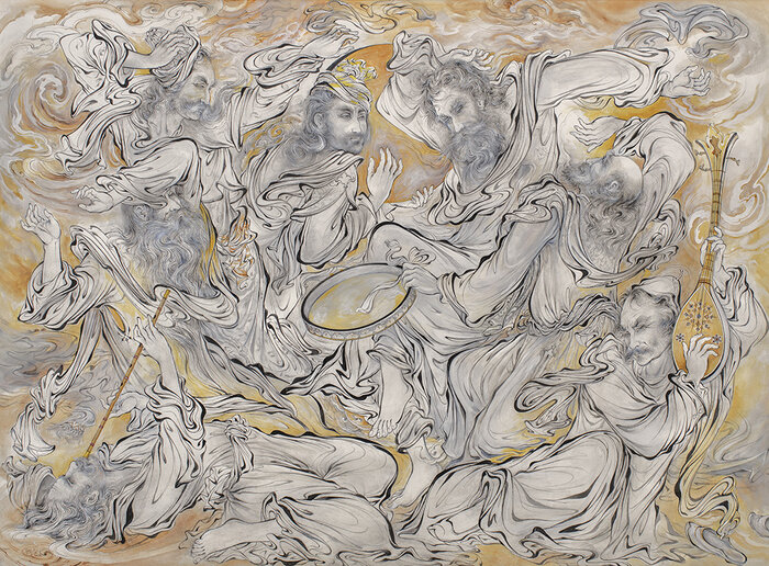 نوزدهمین حراج تهران با بیش از ۲۴۱ میلیارد تومان چکش خورد/رکوردشکنی سهراب سپهری