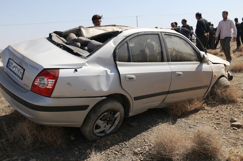 حادثه رانندگی در تفت یزد یک کشته و ۲ مصدوم داشت
