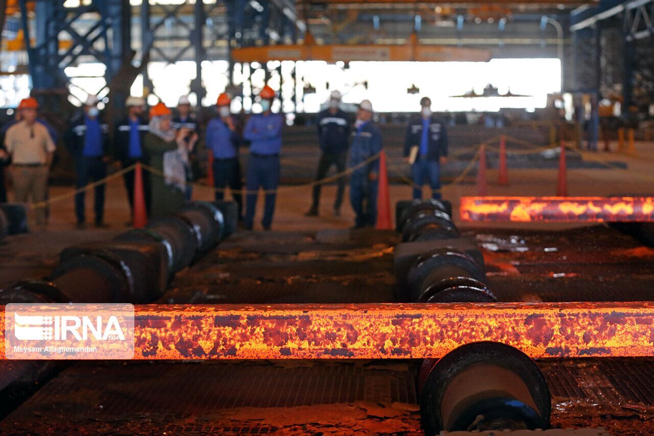 Iran produces over 31mln metric tons of crude steel in 12 months