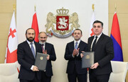 امضای پیمان شراکت راهبردی میان ارمنستان و گرجستان