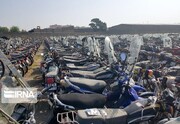 فروش ۶ هزار و هشت دستگاه موتورسیکلت توقیفی در خوزستان
