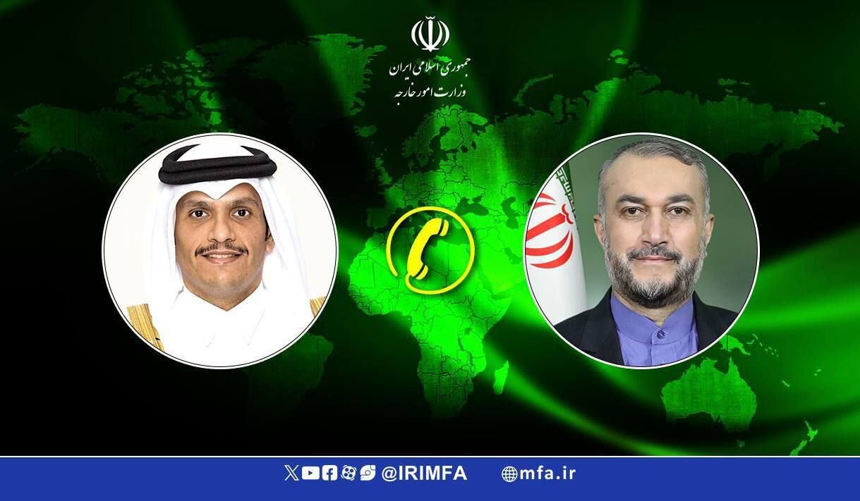 Iranian, Qatari FMs hold fresh phone talks