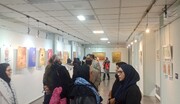 نمایشگاه آثار برگزیده جشنواره هنرهای تجسمی فجر در زنجان گشایش یافت