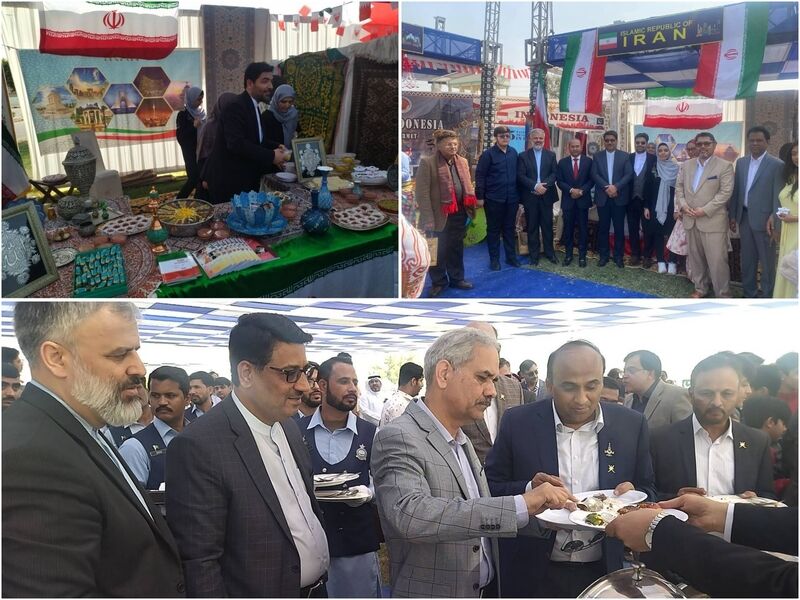 استقبال از غرفه ایران در جشنواره بین‌المللی فرهنگ و غذای نیروی هوایی پاکستان