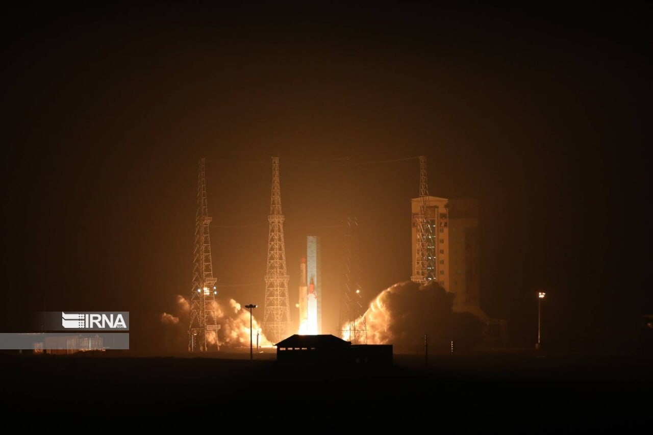 Iran simultaneously launches three satellites into orbit