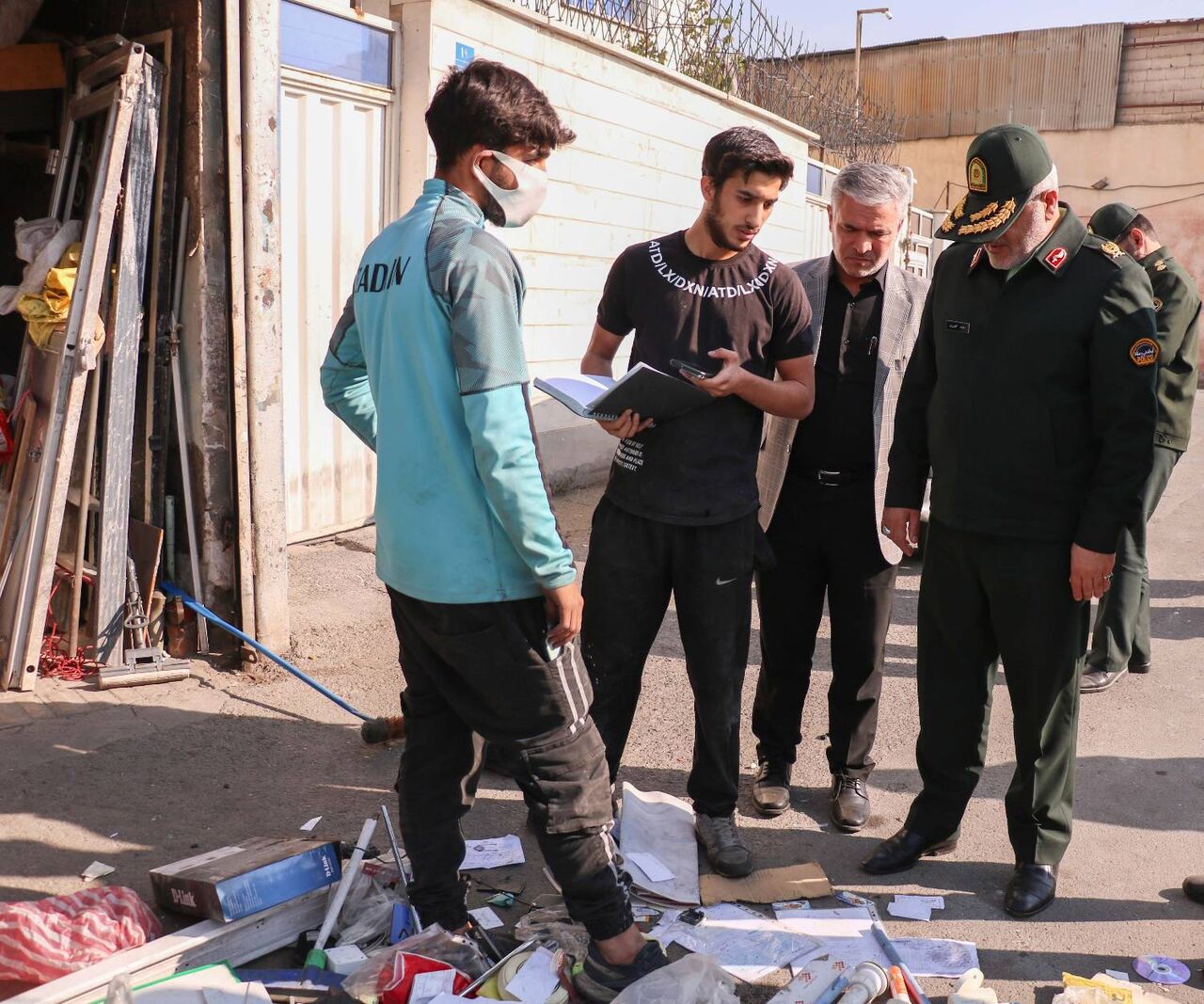 ۲۵ واحد غیر مجاز ضایعاتی در جنوب تهران پلمب شد
