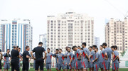 تمرین تاکتیکی پرسپولیس در ورزشگاه پلیس دوبی 