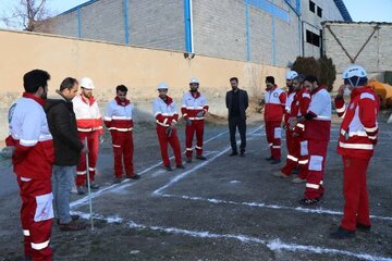 مسابقات تخصصی امداد و نجات هلال‌احمر در کردستان آغاز شد