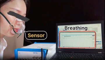 شناسایی تغییرات در تنفس بیمار با حسگر پوشیدنی+فیلم