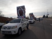 برگزاری رژه خودرویی در ایلام همزمان با آغاز دهه فجر
