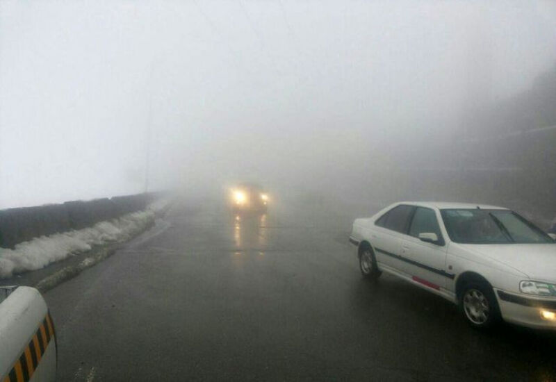 مه غلیظ و کاهش دید در جاده های کهگیلویه و بویراحمد شد