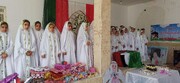  جشن تکلیف دانش آموزان دختر در مهرستان برگزار شد