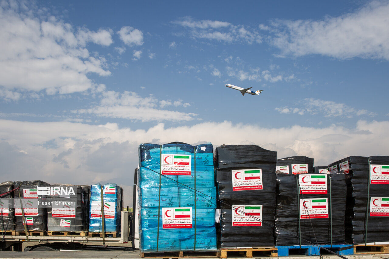 Iran sends its third humanitarian aid cargo to Gaza: IRCS chief