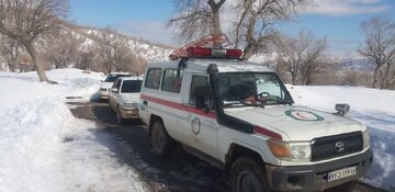 ۲ خانواده گرفتار در برف پس از ۲۴ ساعت تلاش امدادگران دزفول نجات یافتند