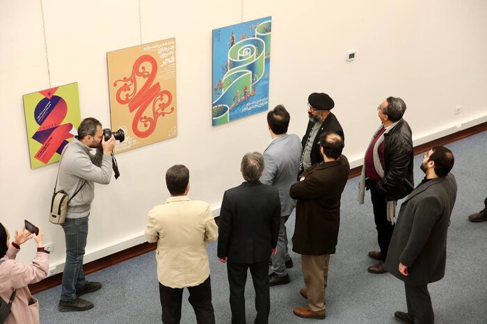 پوسترهای ادوار جشنوارههای فجر به نمایش گذاشته شد