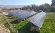 افتتاح نیروگاه خورشیدی ۱۰۰ کیلوواتی در صالح‌آباد ایلام