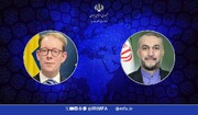 وزيرا خارجية ايران والسويد يؤكدان على تعزيز المشاورات الدبلوماسية