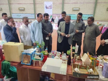 نمایشگاه صنایع دستی از مواد بازیافتی در شهر چابهار راه‌اندازی شد