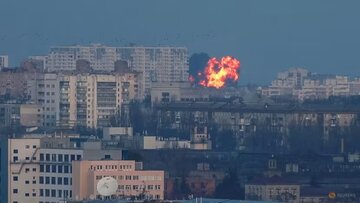 کی‌یف و چند شهر اوکراین هدف حمله‌های موشکی روسیه
