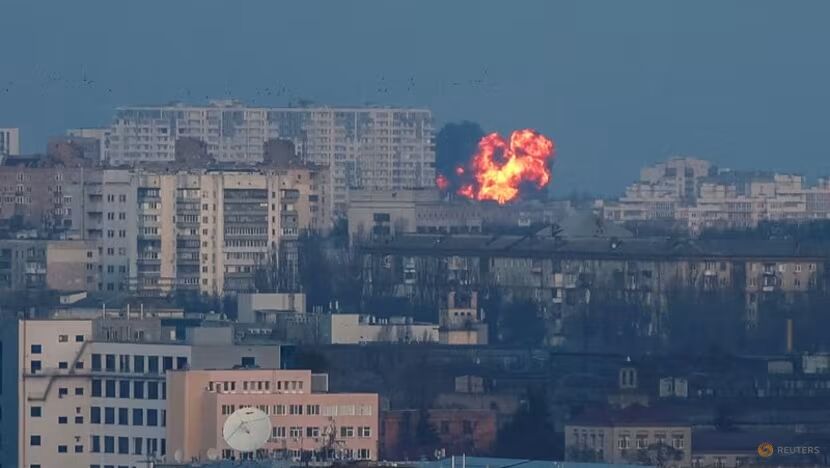 کی‌یف و چند شهر اوکراین هدف حمله‌های موشکی روسیه