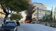حمله پهپادی رژیم صهیونیستی به یک خودرو در نبطیه در جنوب لبنان