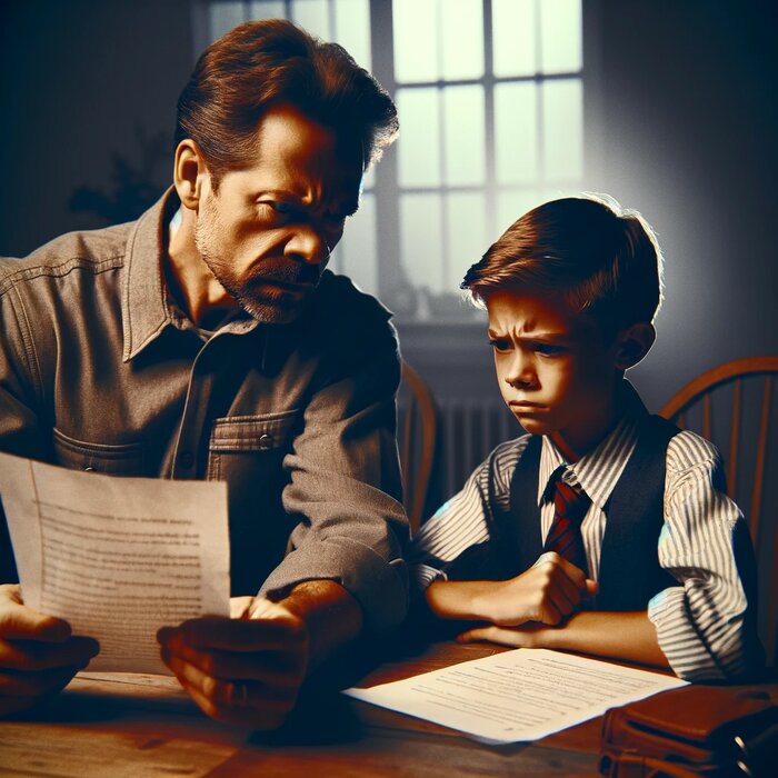 Mükemmeliyetçilik nedenleri arasında baskıcı ebeveyn karakteri de yer alır.