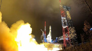 روسیه یک ماهواره نظامی به فضا پرتاب کرد + فیلم