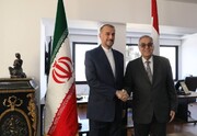 دیدار امیرعبداللهیان با وزیر خارجه لبنان