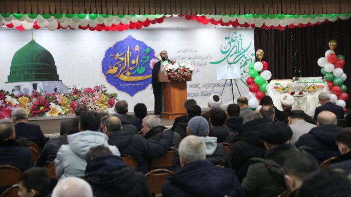 برپایی آیین جشن پیروزی انقلاب در مرکز اسلامی مسکو