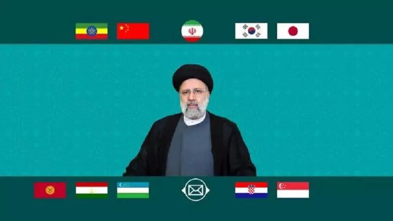 الرئيس الايراني يتلقى التهاني من رؤساء ومسؤولي العديد من الدول بمناسبة ذكرى انتصار الثورة