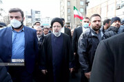 President Raisi attends rallies to mark Islamic Revolution anniv victory