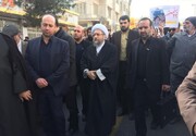 آملی لاریجانی: مردم ایران در برابر تهدیدات دشمنان اسلام ایستاده‌اند
