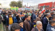 حماسه حضور مردم جیرفت در راهپیمایی ۲۲ بهمن+فیلم
