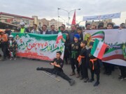 فیلم| جلوه هایی ویژه از راهپیمایی ۲۲ بهمن شیراز