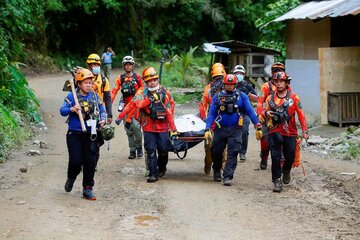 شمار قربانیان رانش زمین در فیلیپین به ۳۷ نفر رسید