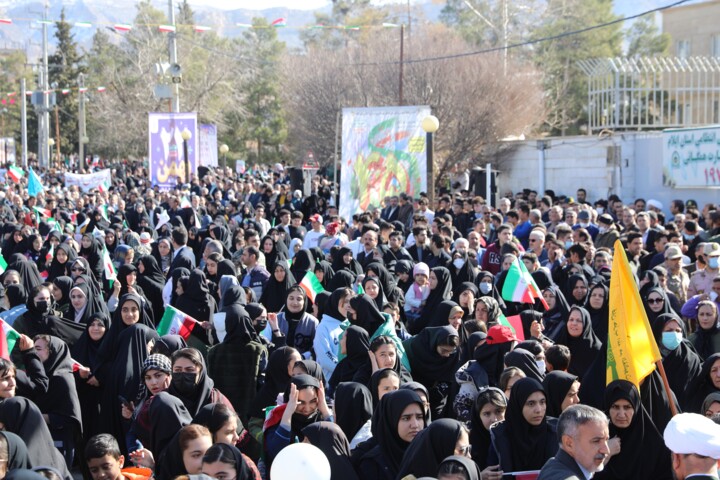 حضور باشکوه مردم ایلام در چهل و پنجمین جشن پیروزی انقلاب اسلامی