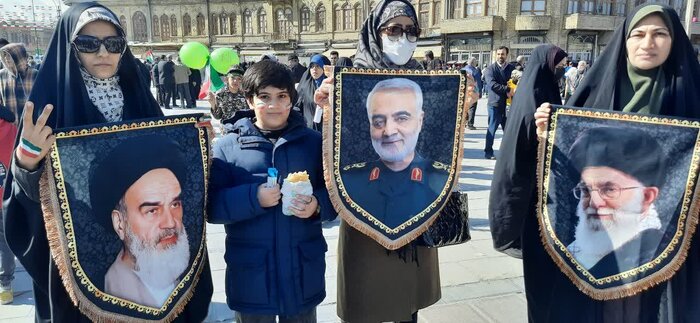 ثبت برگ زرین دیگری از همدانی‌ها با حضور حماسی در جشن ۴۵ سالگی انقلاب