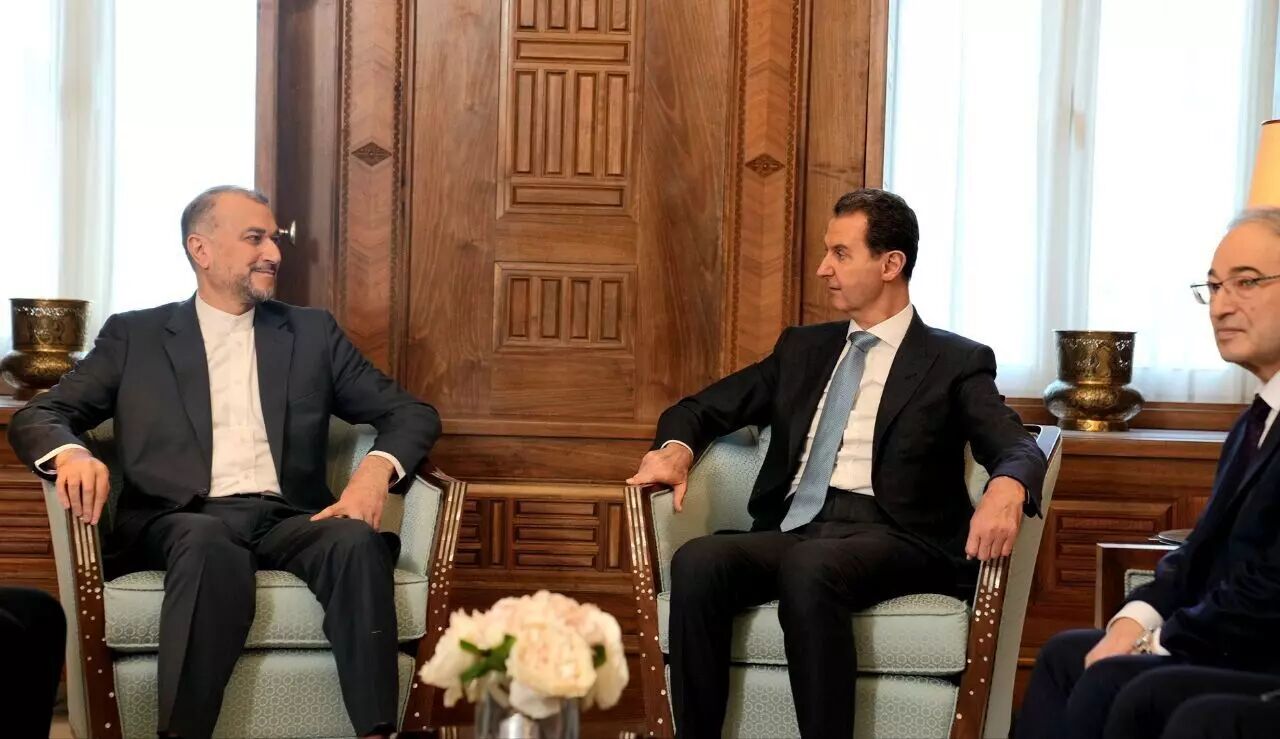 أمير عبداللهيان يلتقي الرئيس السوري