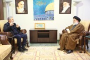 Ziad al-Nakhleh trifft sich mit dem Generalsekretär der Hisbollah im Libanon