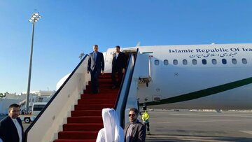 Le ministre iranien des Affaires étrangères arrive à Doha