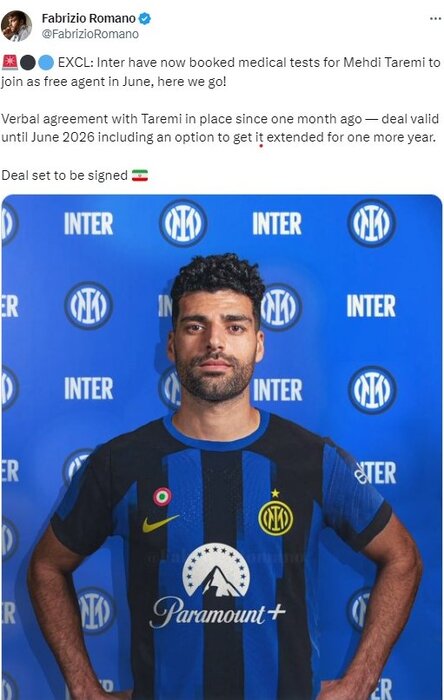 طارمی به اینتر پیوست