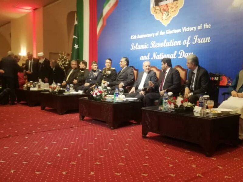 پاکستان میں ایران کے اسلامی انقلاب کی سالگرہ کی شاندار تقریب، پاکستان کے نگراں وزیر خارجہ مہمان خصوصی