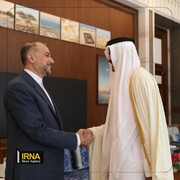Amir Abdollahian trifft sich mit dem Emir von Katar