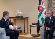 گفت وگوی شاه اردن و وزیر خارجه آمریکا درباره تحولات غزه