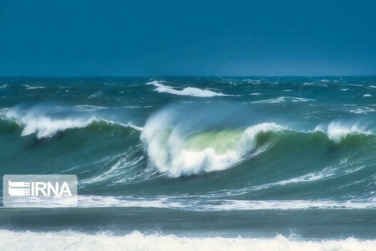هشدار افزایش وزش باد و ارتفاع امواج در دریای خزر 