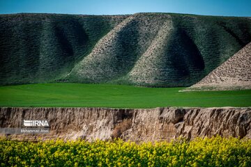 Plaine de Torkaman Sahra dans le nord-est de l’Iran