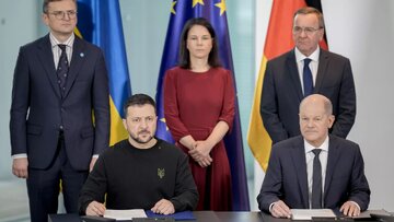 آلمان و اوکراین توافقنامه امنیتی امضا کردند