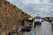 هفت کشته بر اثر تصادف در جاده قاین - بیرجند