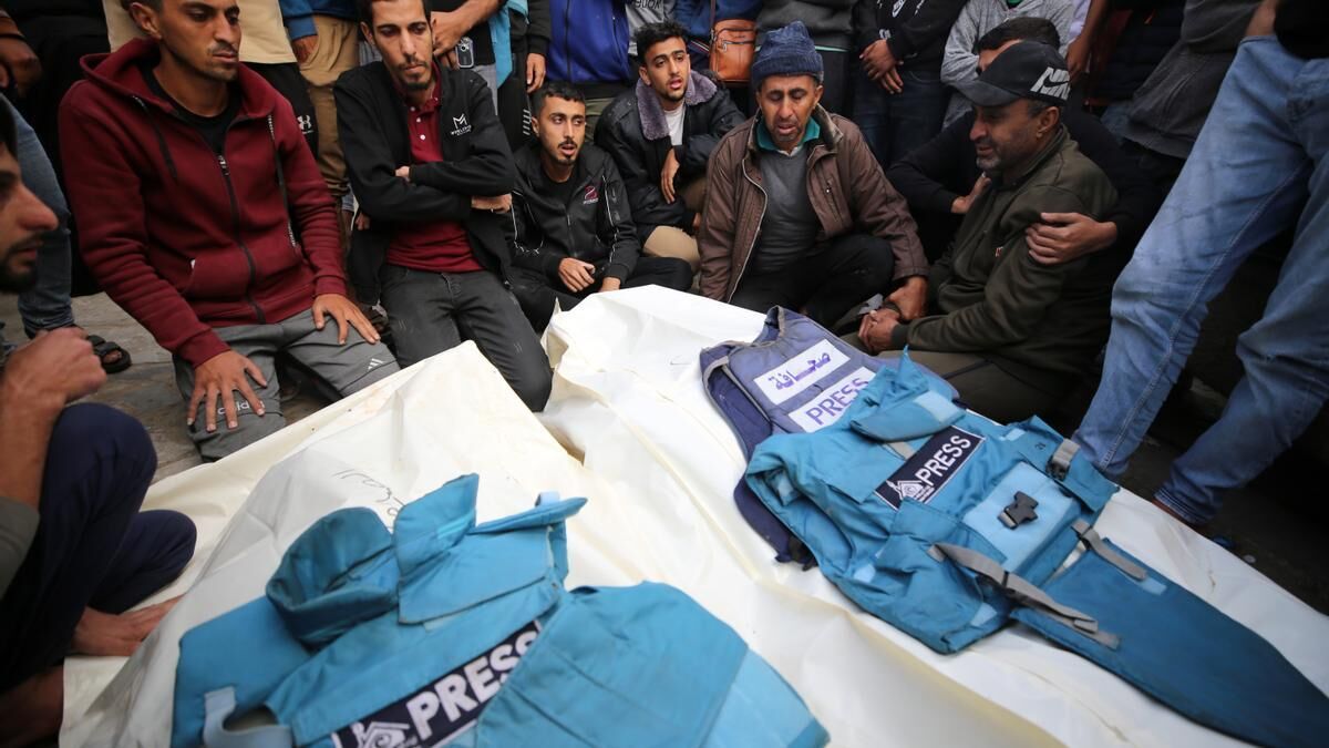 Régimen sionista mata a otros 4 periodistas en Gaza